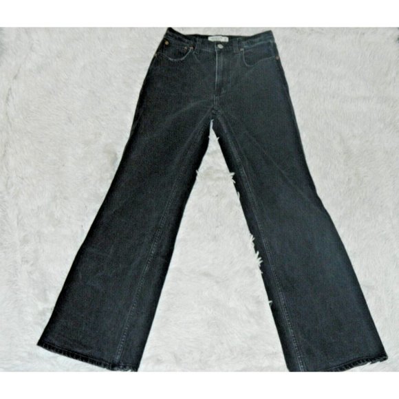 Abercrombie & Fitch Jeans Women Black The 90’s Relaxed Ultra High Rise Size 27 - Picture 4 of 13